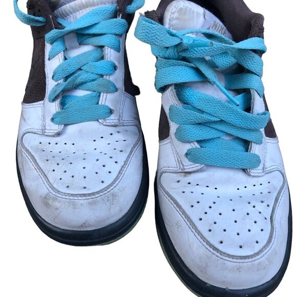 Vintage 2008 Nike Dunk Low 'White Baroque Brown' Size 7.5 - Picture 15 of 16